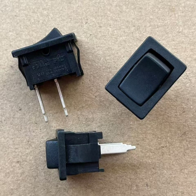 进口PIC船形开关2脚2档 5.5A250V 长脚 针脚 翘板电源开关15*21MM