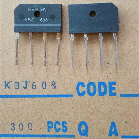 全新KBJ608整流桥 6A800V 扁桥 排桥KBJ608 桥堆整流器
