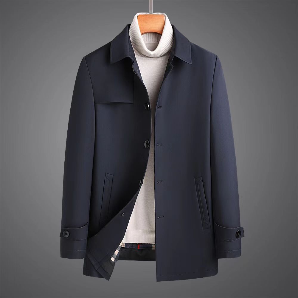 品牌剪标 一衣二穿男式 中老年羽绒服