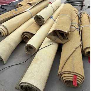 二手旧地毯酒店厚地毯耐脏耐磨网格麻底保护地面大面积满铺地毯