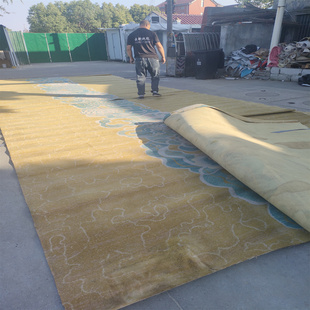 施工保护地毯废旧毯子酒店旧地毯边角料室外铺路耐磨耐脏网格底部