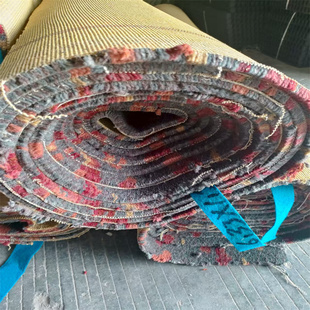 酒店旧地毯宾馆地垫特价处理工厂车间保护地面1公分厚度废旧毛毯