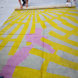 酒店旧地毯二手地毯加厚隔音防火阻燃保护地面旧地毯上海现货耐磨