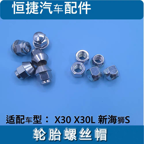 鑫源金杯小海狮 X30X30L 新海狮S 好运新能源轮胎螺帽 螺母原厂