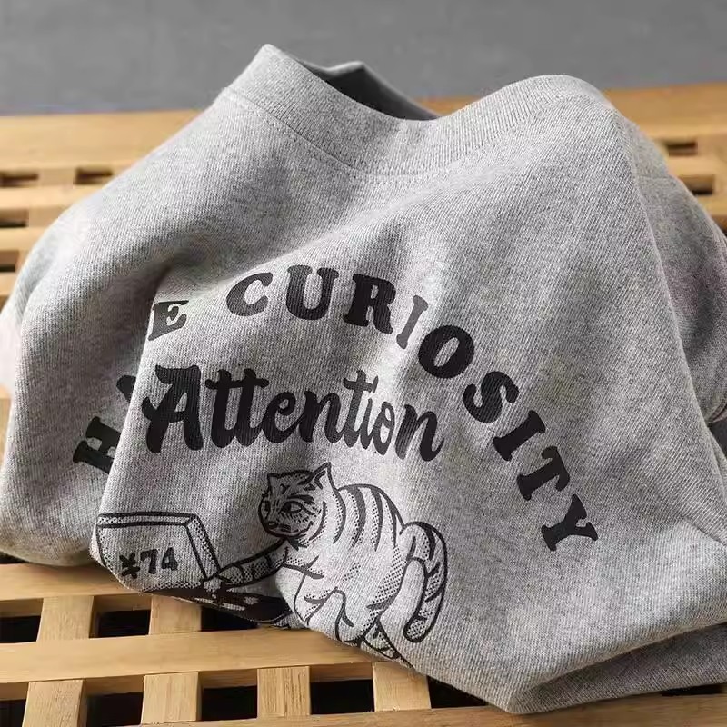 纯棉美式短袖夏ins百搭宽松男女