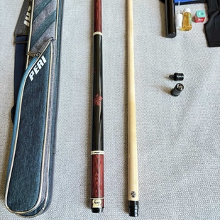 皮尔力sy03台球杆复刻款手工杆大头杆九球中八斯诺克球杆