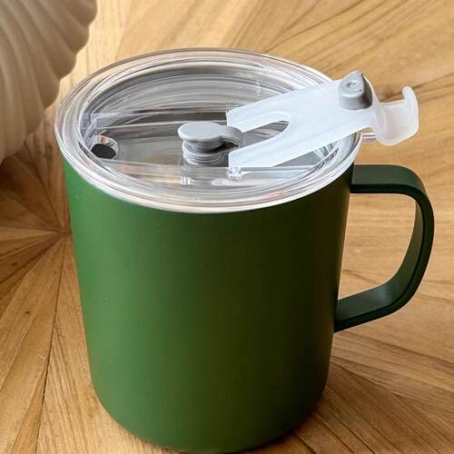 适配无印良品MUJI不锈钢双层马克杯380/490ml款配件密封 杯盖配件