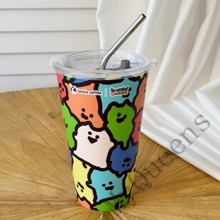 适配瑞幸咖啡联名Eveday One Cat 每日一猫 PP杯 配件杯盖