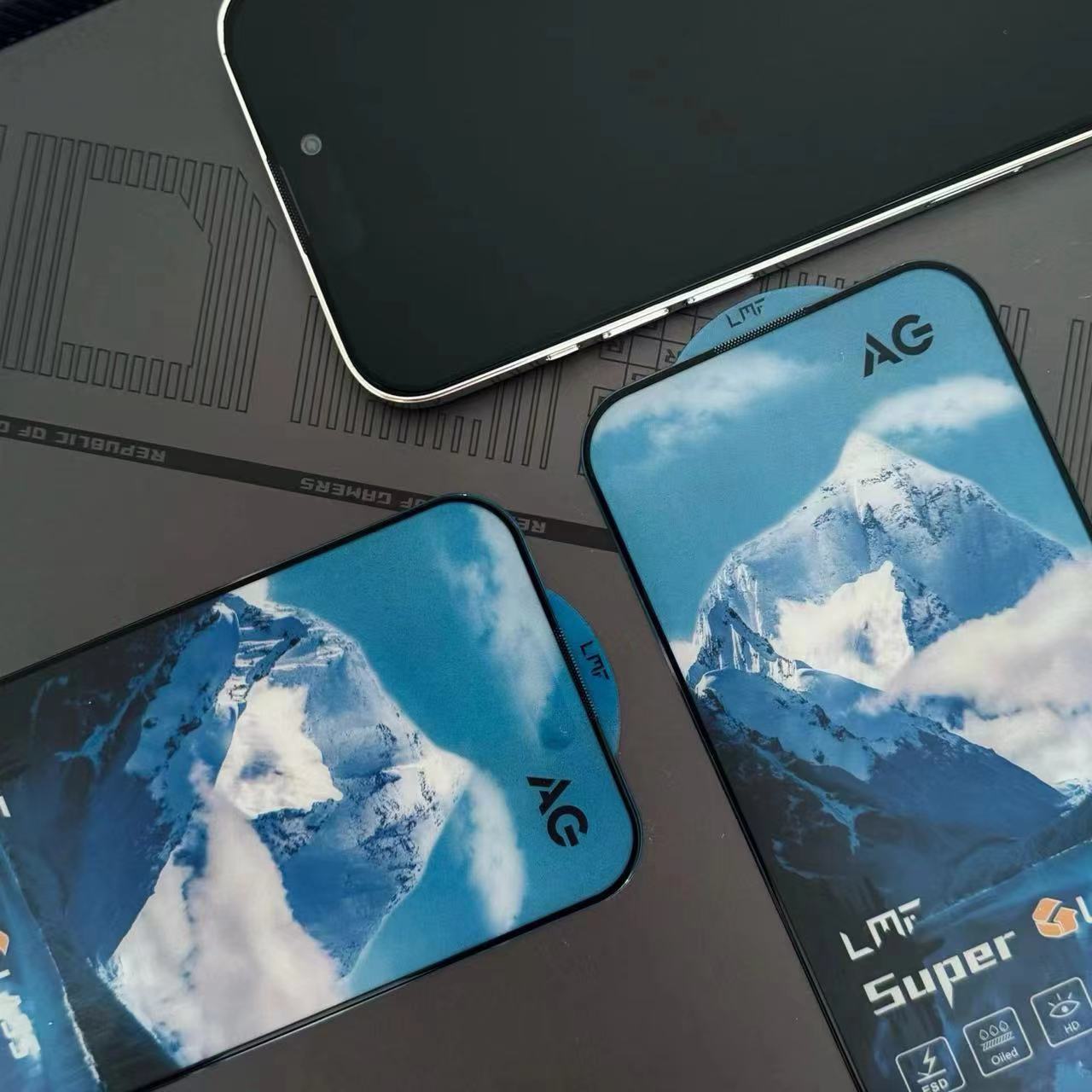 适用苹果16磨砂钢化膜iPhone13pro磨砂膜12游戏11电竞x/xs/xr手机膜8plus防窥max全屏mini贴膜15防指纹手机