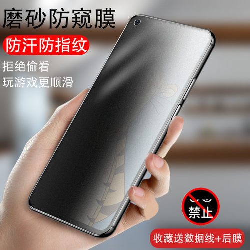OPPO防偷窥防指纹高清钢化膜