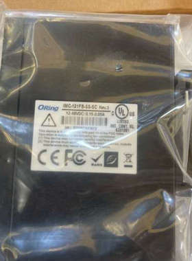 台湾ORING交换机 IMC-121FB-SS-SC 二台