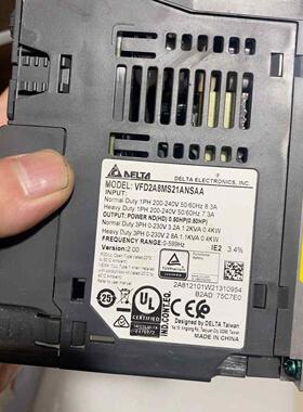 台达MS300变频器，VFD2A8MS21ANSAA，0.4
