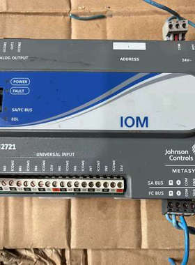 江森 IOM2721 控制器模块，型号是 MS-IOM272