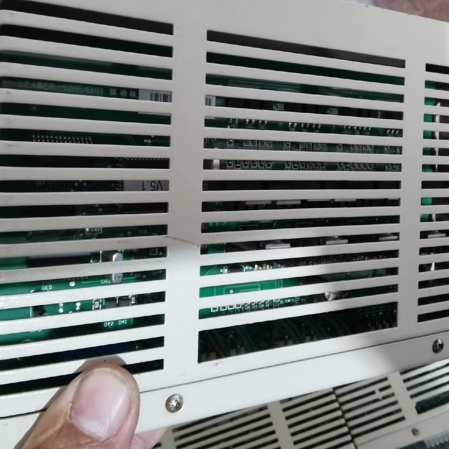 拆机利达LD128EQII/128EII火灾报警控制器驱动板