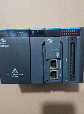 汇川PLC+电源模块，型号AM610-CPU1608TP-H