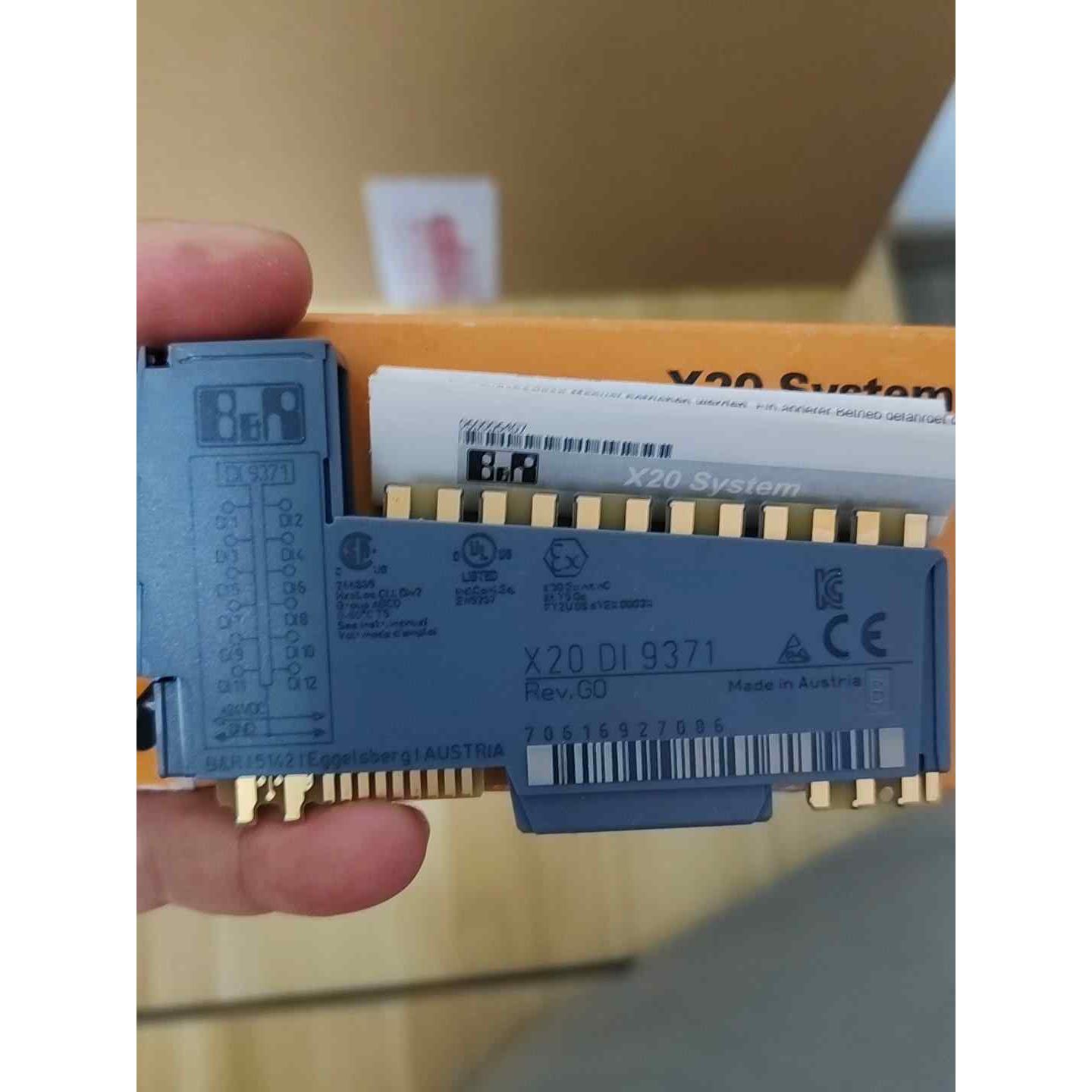 X20DI9371 B&R贝加莱模块全新未使用功能包好签收后