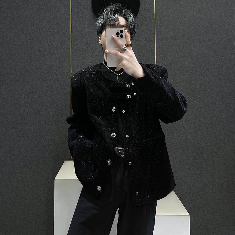 满天星夹克上衣小香风外套秋冬季