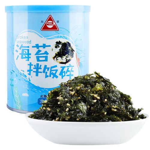 川珍 海苔拌饭碎60g儿童芝麻海苔香松拌饭料日式寿司材料可搭配肉