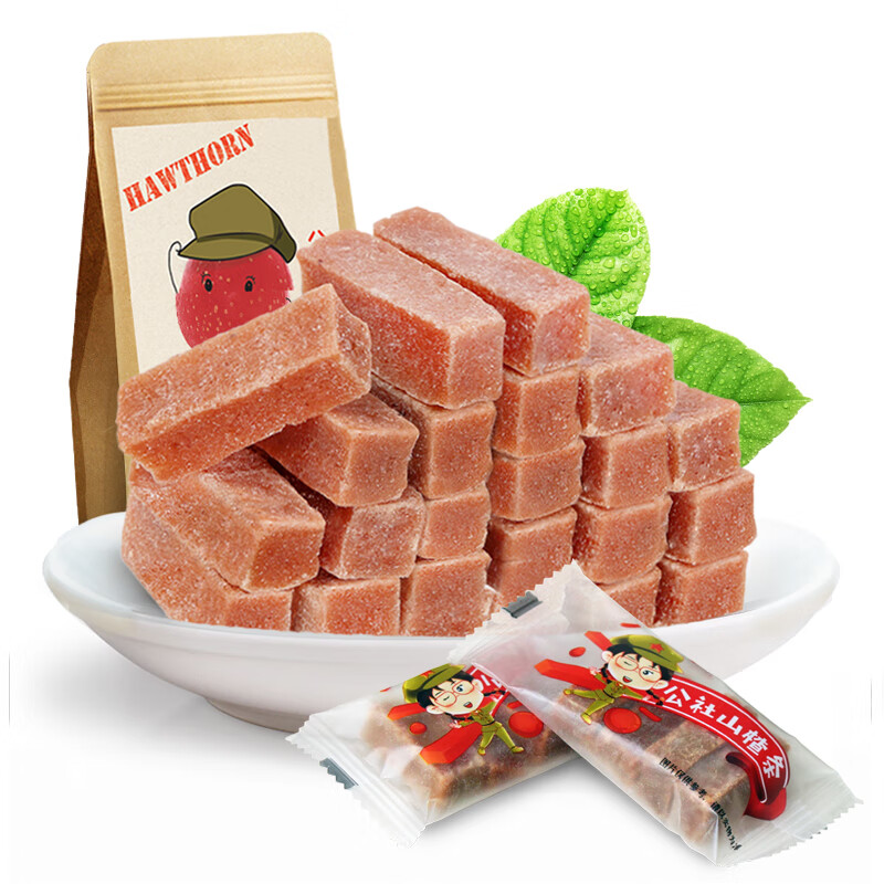 沂蒙公社0添加剂山楂条蜜饯零食510g(内置独立小包装)休闲零食