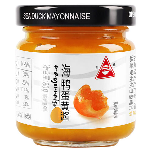 川珍海鸭咸蛋黄酱80g拌饭酱流沙酱面包吐司酱蔬菜沙拉寿司酱拌面