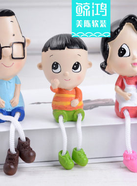 大头儿子吊脚娃娃美陈树脂工艺品
