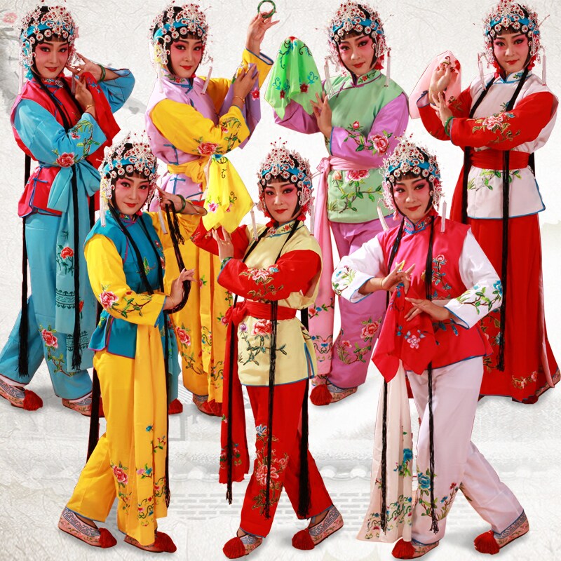 戏剧用品服装戏曲花旦 q丫鬟 小旦衣小衣包 袄裙裤 小姐古装戏服