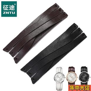 Ladies K2R2M1 K2R专用表链配件 K2R2S1 代用CK真皮表带女K2R2S6