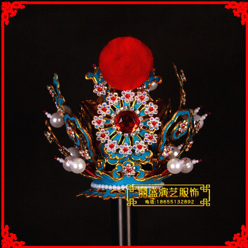 戏剧 京剧 戏曲紫金冠,太子冠 红H楼宝玉冠帽 孙悟空紫金冠