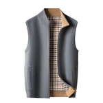 新款秋冬装男士夹克针织衫马甲无袖百搭保暖马甲背心坎肩外套男