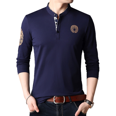 春秋季青年打底衫立男长袖