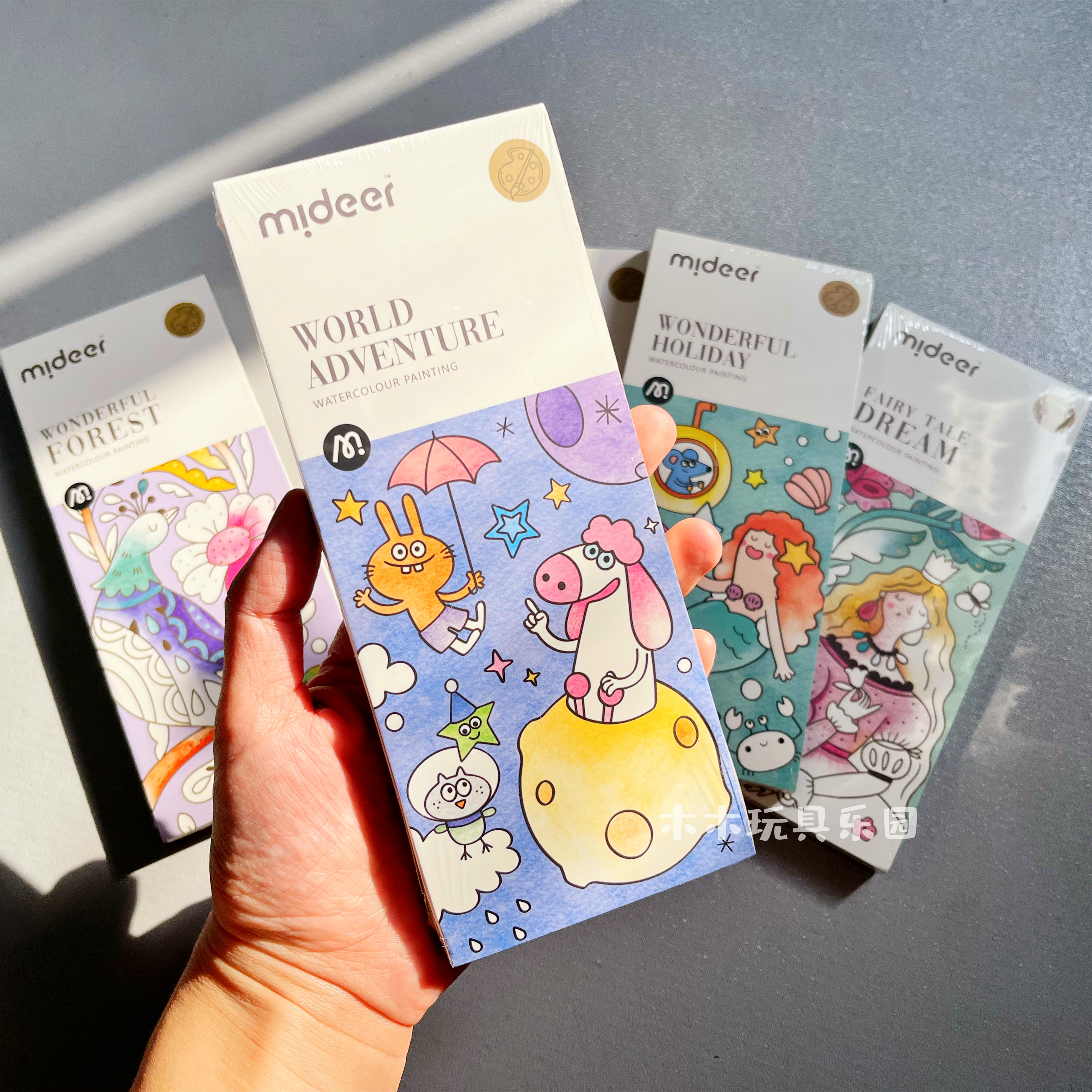 MiDeer弥鹿儿童水粉画涂鸦公主
