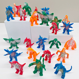 奥特小怪兽玩具曼软胶人偶哥斯拉怪兽军团组合12款套装男孩子玩偶