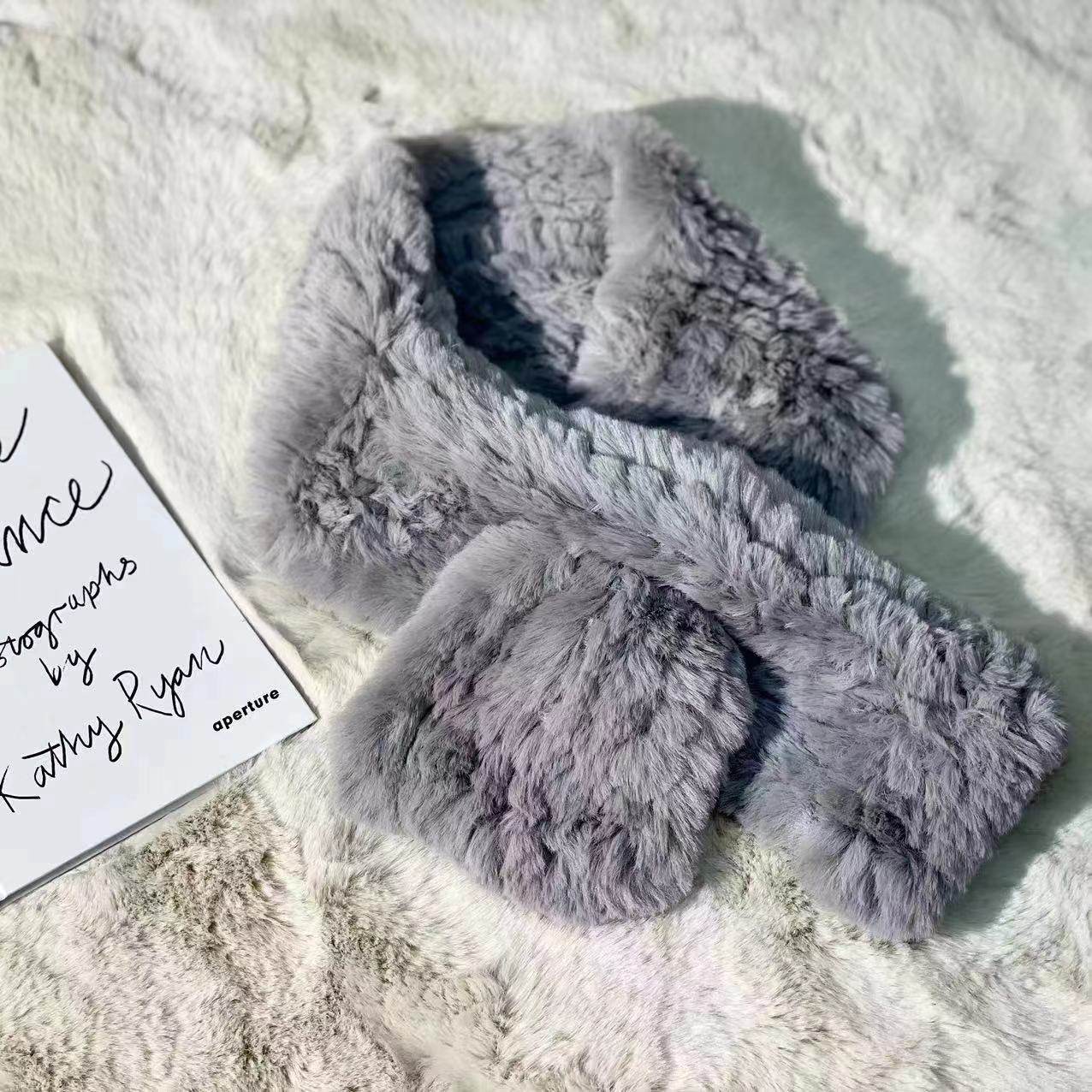 韩版毛绒仿兔毛围脖保暖双面百搭仿獭兔毛编织围巾,服饰配件/皮带/帽子/围巾,围巾/丝巾/披肩,淘宝优惠券,粉丝福利购,淘宝优惠卷