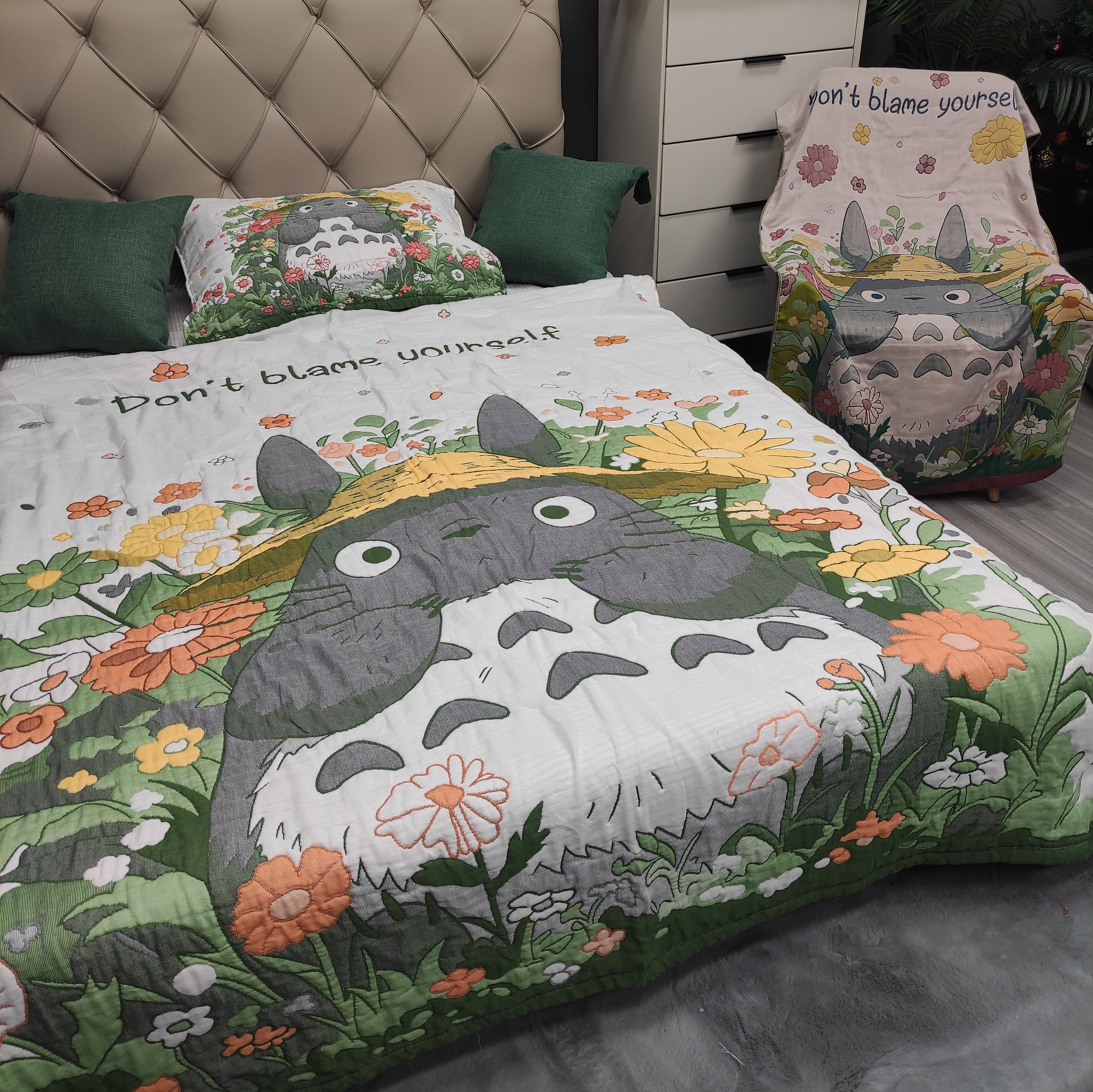 卡通森林龙.猫纱布系列盖毯四季空调毯纱布枕巾纱布浴巾