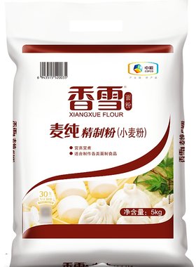 香雪麦纯精制粉小麦粉5kg
