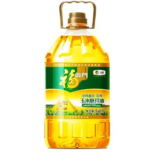 福临门玉米胚芽油5.43L一级压榨植物油 非转基因食用油中粮出品