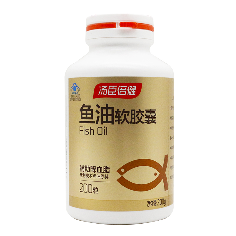汤臣倍健鱼油软胶囊中老年深海鱼鱼油200粒装