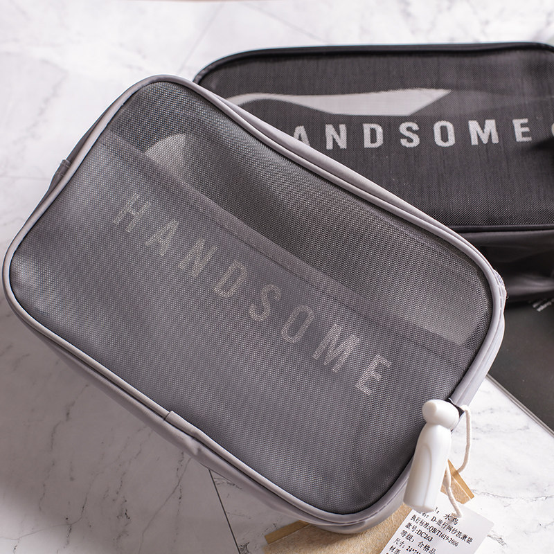 D-旅行化妆包洗漱包大容量收纳包出差便携简约袋透气网纱手拿包在类目 家庭/个人清洁工具, 个人洗护清洁用具, 洗漱包中 - 来自Buy2taobao.com提供专业的淘宝代购服务