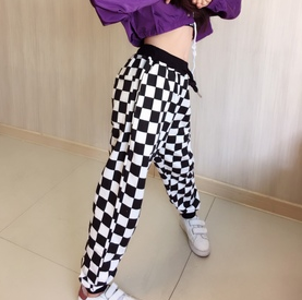 新款少儿爵士紫色短款上衣欧美嘻哈宽松街头潮长袖外套女童
