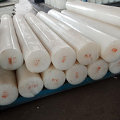 纯尼龙棒PA6棒1010白色棒材全新纯料塑料棍子尼龙棒实心圆柱呢绒