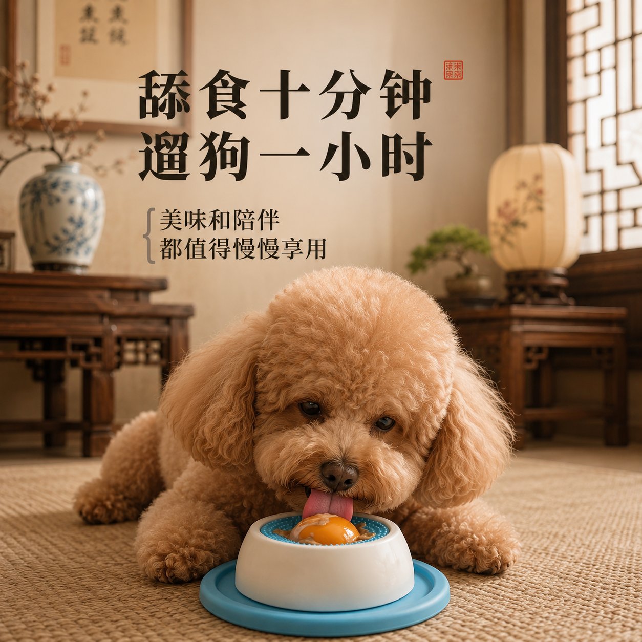 跨境宠物藏食慢食碗舔舔乐狗狗