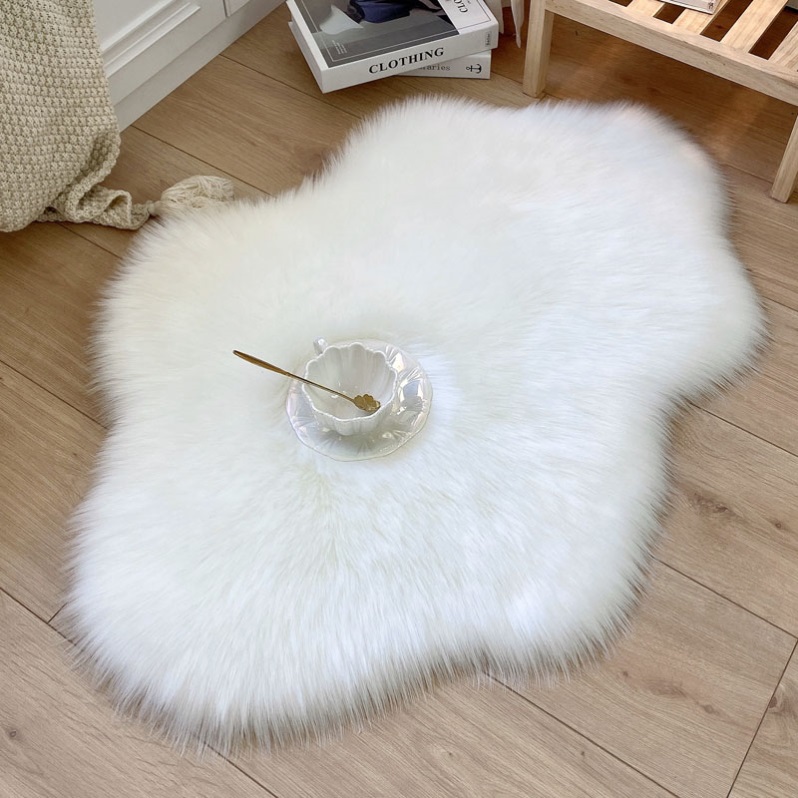 地毯飘窗短毛地垫地毯床下绿地春节户外垫ins房间短绒生活垫子丨