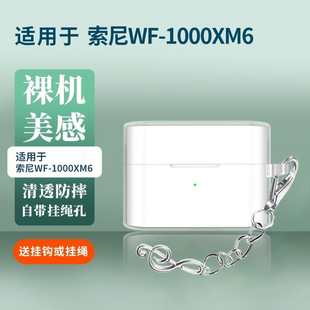 适用于索尼WF-1000XM6降噪豆蓝牙耳机保护套新款sony索尼xm6保护壳XM5男女高级感超薄透明防摔六代充电仓外壳