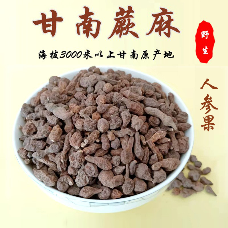 甘南蕨麻藏区特产新货野生蕨麻500g煮粥人参果厥麻撅麻非青海包邮