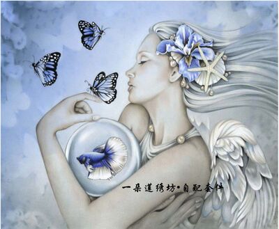 法国进口蝴蝶十字绣