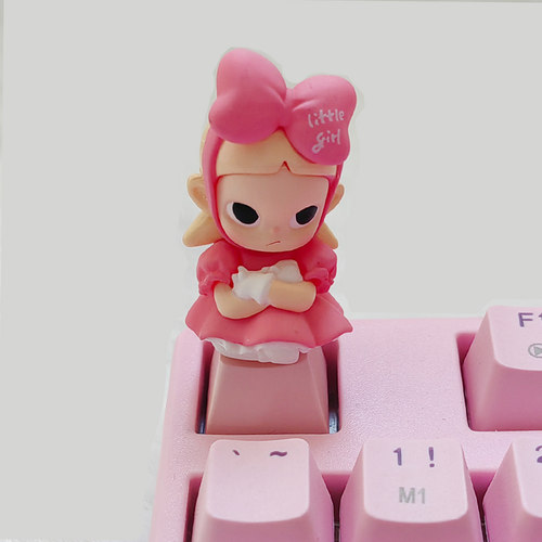 zisiga泡泡玛特键帽哭娃小野库博