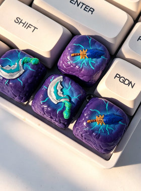DOTA游戏周边客制化A杖键盘帽
