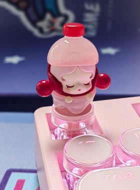 泡泡玛特POPBEAN个性键帽萌粒缤纷果汁萌粒系列静态摆件玩具手办