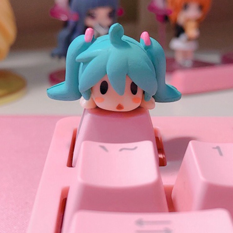 机械键盘diy键帽初音二次元