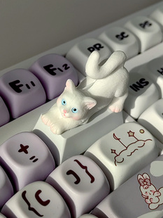 Backspace 删除个性键帽2U可爱猫咪立体机械键盘大键位增补装饰帽